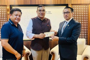 जगदम्बा इन्टरप्राइजेजद्वारा भोटेकोशीका पीडितको राहत कोषमा ५१ लाख रुपैयाँ सहयोग प्रदान