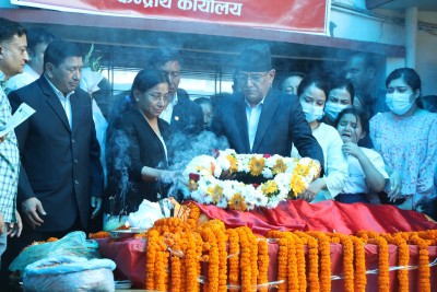 प्रम दाहाल पत्नी सीताको निधनप्रति भारतीय प्रधानमन्त्री मोदीद्वारा नेपाली भाषामा दुःख व्यक्त